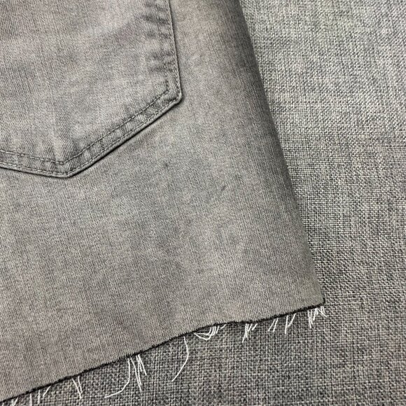 NEW! INC International Concepts Shorts High Rise Frayed Hem Denim Gray 12 Cotton - Picture 14 of 16